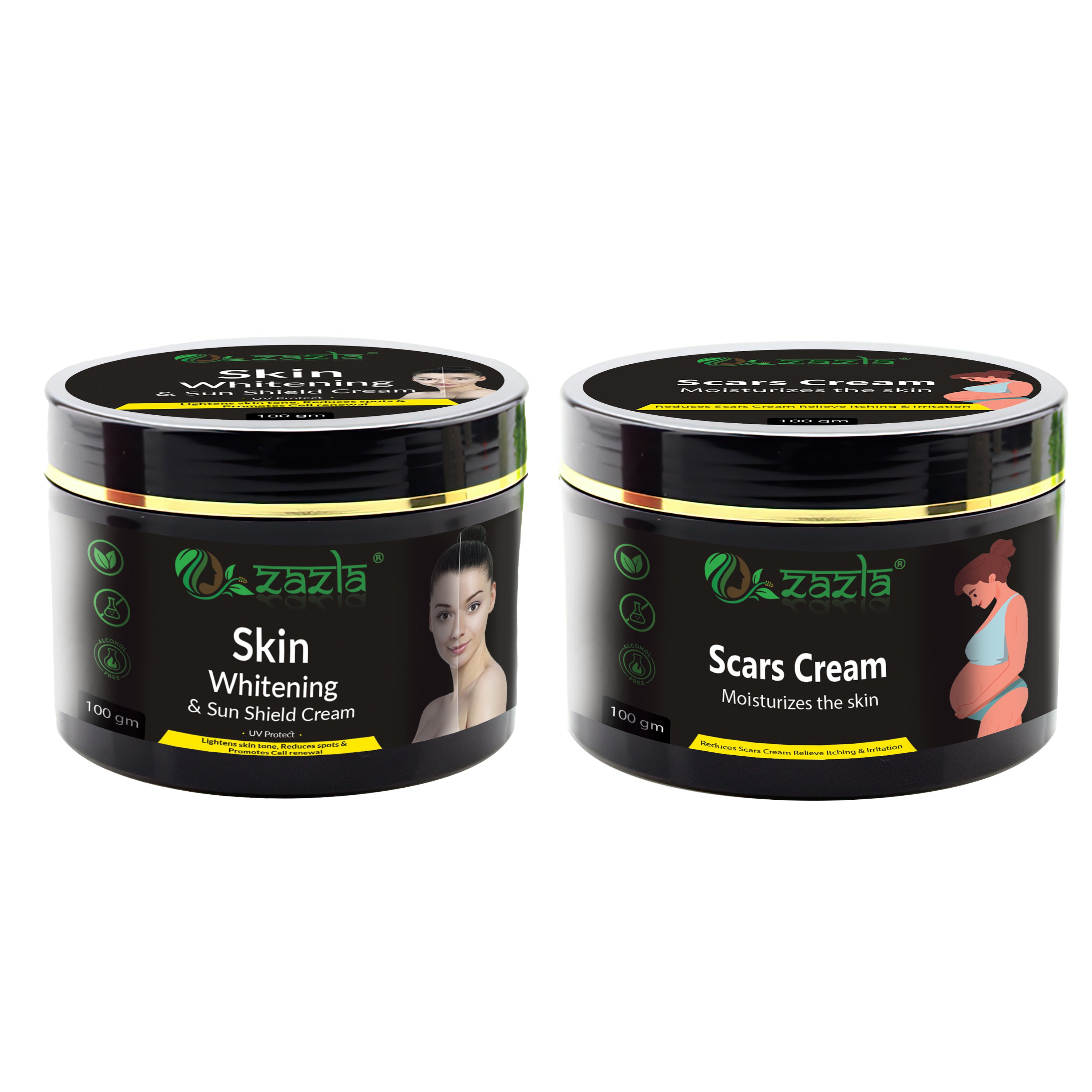 Zazla Skin Whitening + Scars Removal Cream (100g)